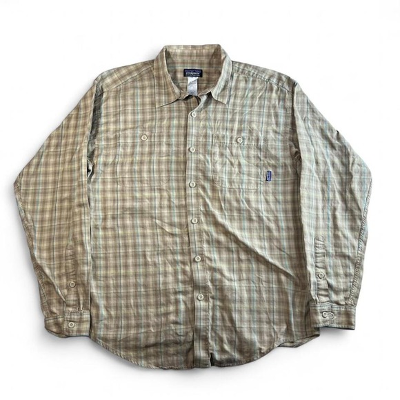 Patagonia Other - Patagonia brown plaid button up shirt Size M